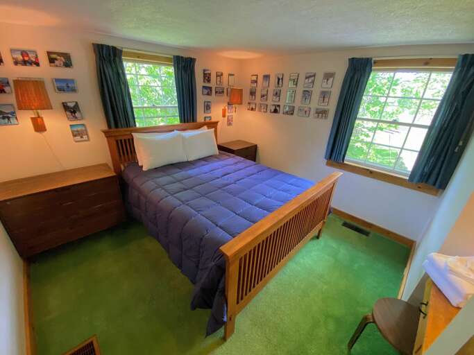 Guest Bedroom #3: Located on the main level and features a Queen bed. Sleeps 2. New mattress as of March 2022.