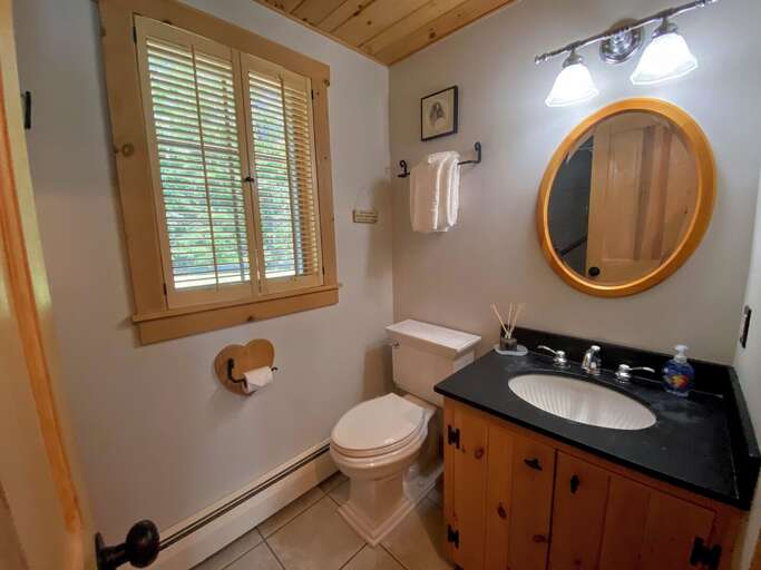Third bathroom is a full bath located on the main floor. Third bathroom is a full bath located on the main floor.