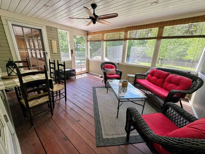 Screened porch