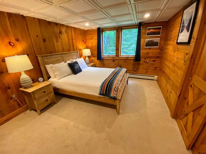 Bedroom 4 on lower level with Queen bed