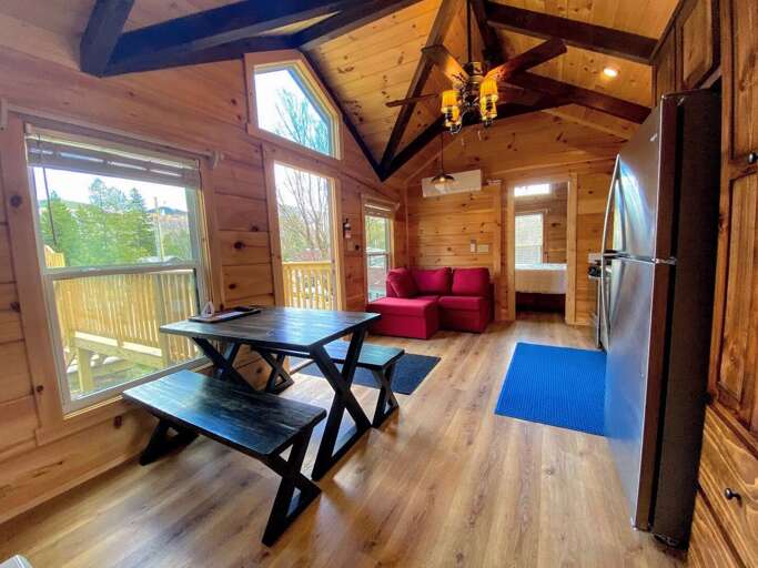 Our tiny homes were manufactured to ensure a limited environmental impact using logs from US Forest