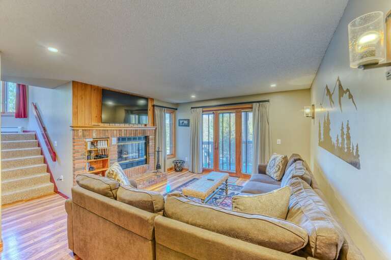 Lower level living area