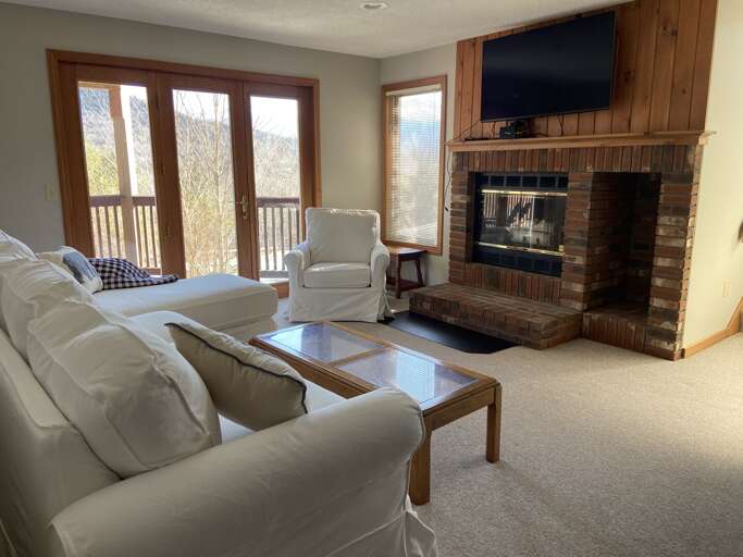 Lower level living area