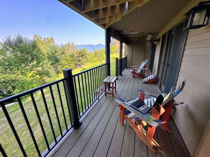 Lower level deck outside of lower living room and lower king bedroom Lower level deck outside of lower living room and lower king bedroom