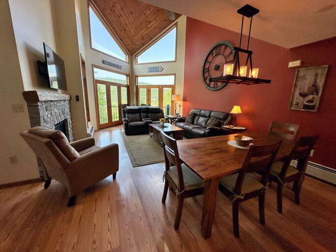 Main level dining area Main level dining area