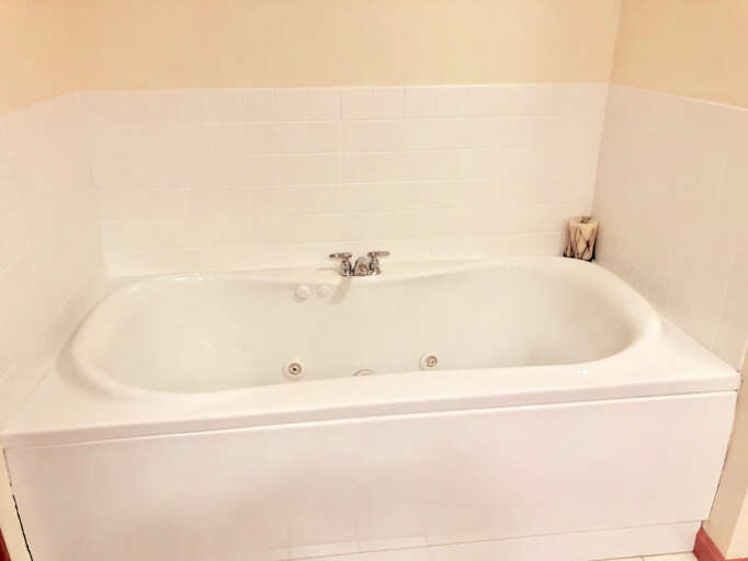Main Level Master Bedroom Private Bath with Shower and jetted tub Main Level Master Bedroom Private Bath with Shower and jetted tub