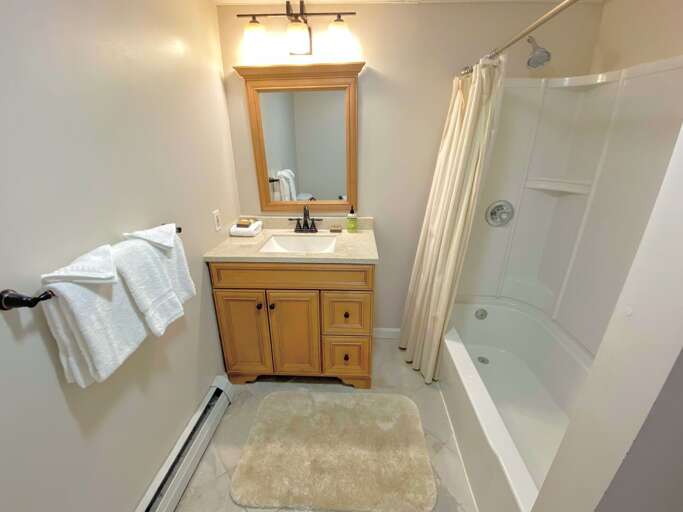 Bathroom #3: Full bath located on the lower level.