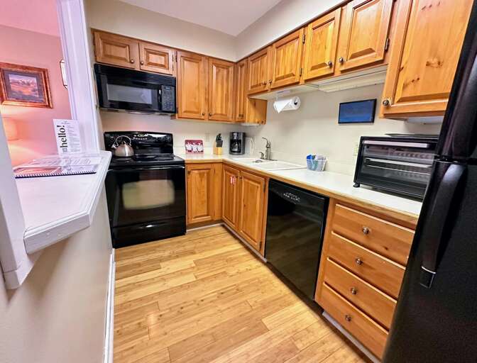 Kitchen: stocked for all your basic cooking needs and includes drip coffee maker. Kitchen: stocked for all your basic cooking needs and includes drip coffee maker.
