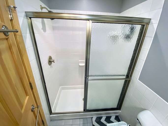 Bathroom #1: Full bath in Guest Bedroom #3.
