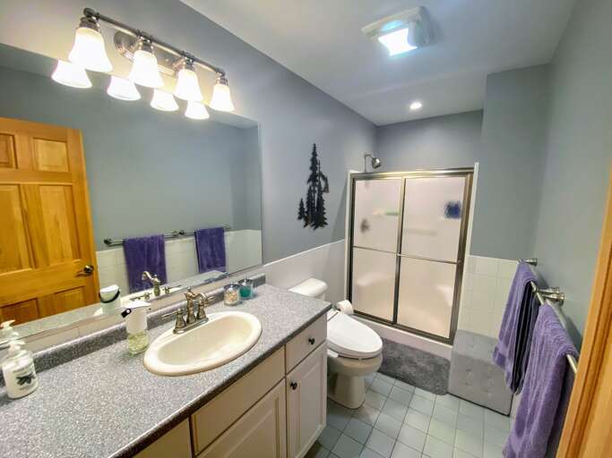 Bathroom #2: Full bath located on the main floor.