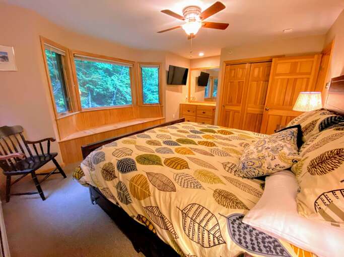 Guest Bedroom #2: Located on the main level and features a King size bed. Sleeps 2.
