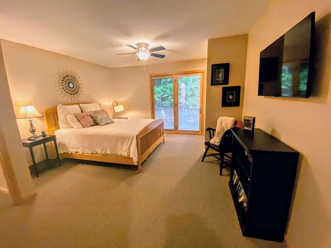 Guest Bedroom #3: Located on the main level and features a Queen bed and attached bath. Sleeps 2.