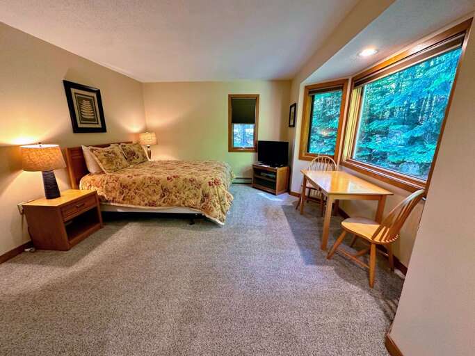 Main level queen bedroom