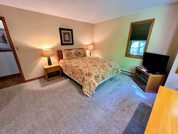 Main level queen bedroom