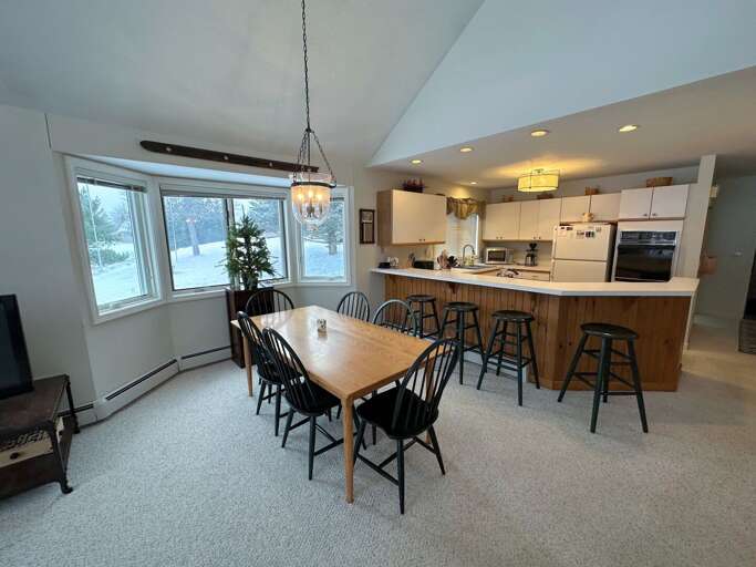 Dining and Kitchen area Dining and Kitchen area