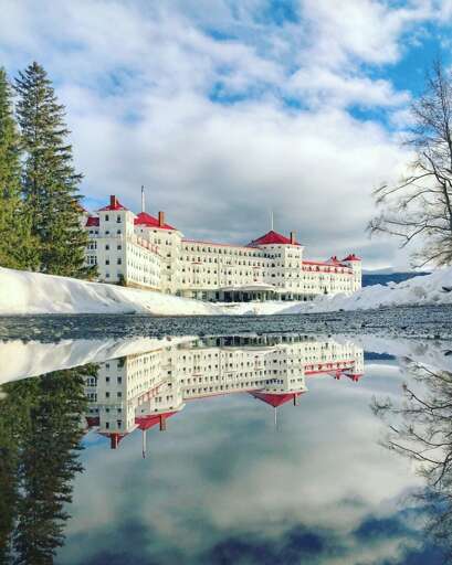 Outdoor Space is an 8 minute walk to the Mt. Washington Resort and right next to their golf course.