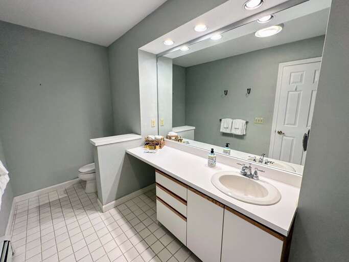 An en suite bathroom that can only be accessed within your bedroom for you private space.