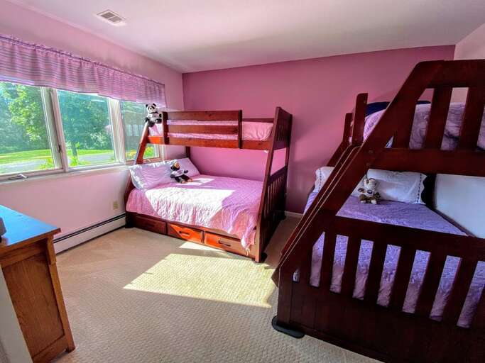 Guest bedroom #2 is located on the main level and features 2 Twin/Full bunk beds. Sleeps 6.