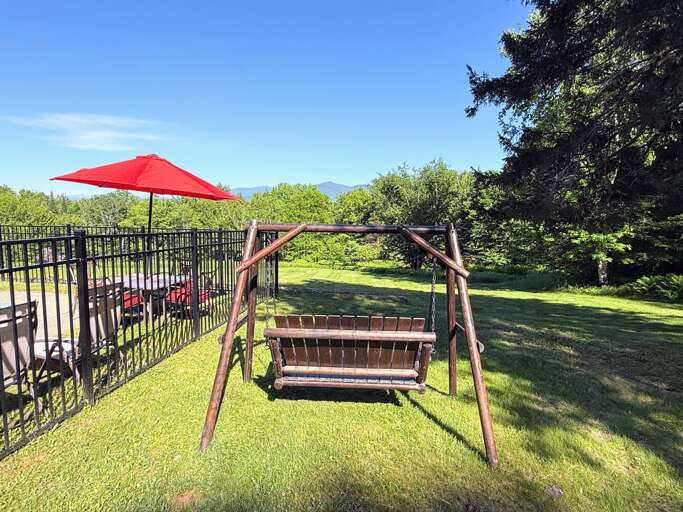 A great spot to enjoy a morning cup of coffee or a good read