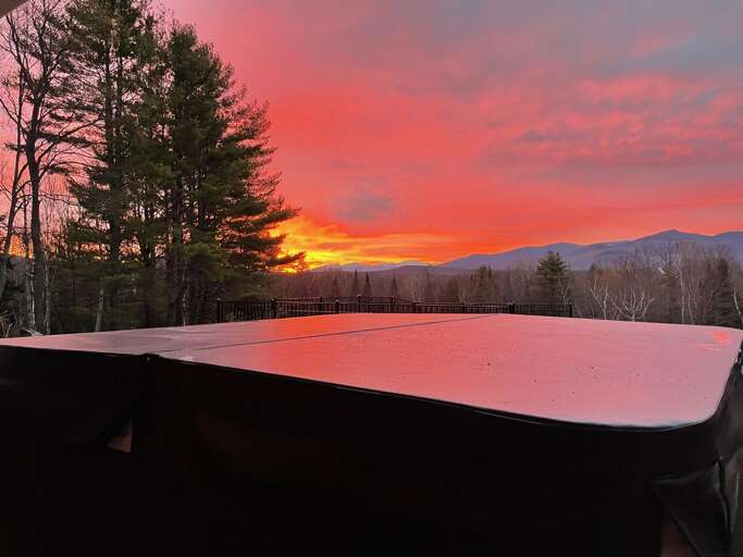 Hot Tub Sunset