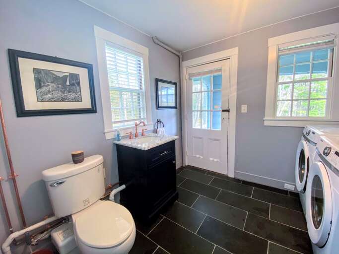 North Wing Common Half Bath and Laundry 2