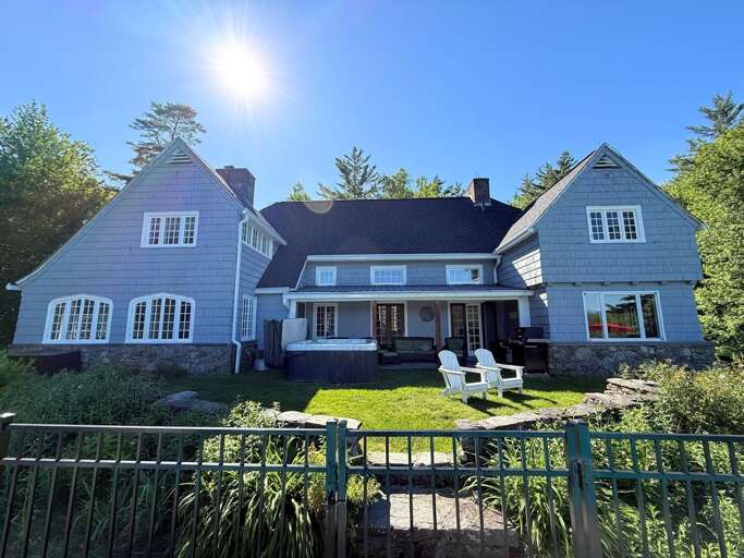 View of the back side of the house