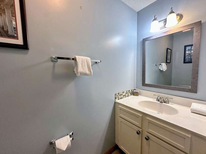Main level half bath