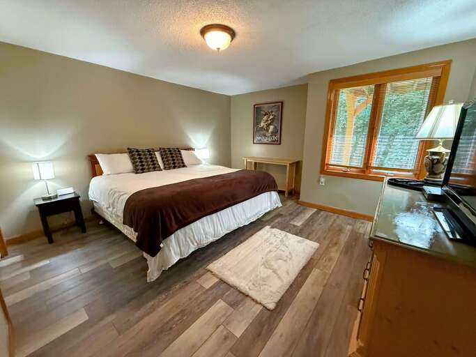 Lower-level bedroom with a King bed Lower-level bedroom with a King bed