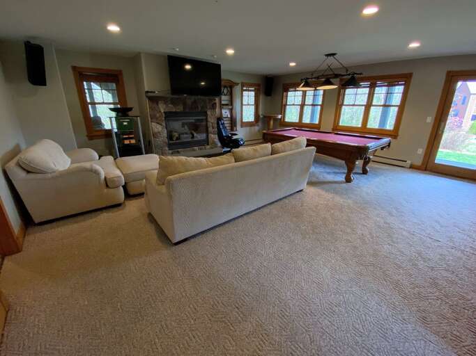 Lower level family room