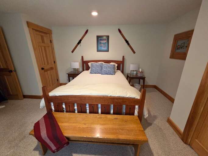 Lower level Queen bedroom
