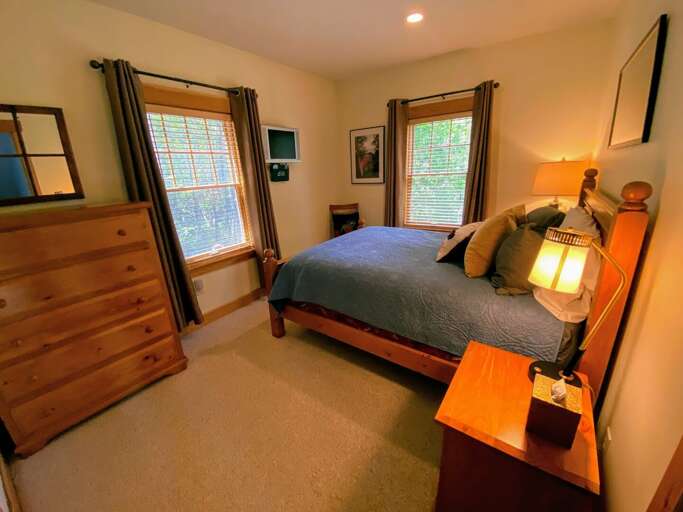 Main level queen bedroom