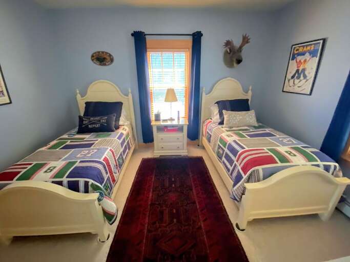 Main level twin bedroom