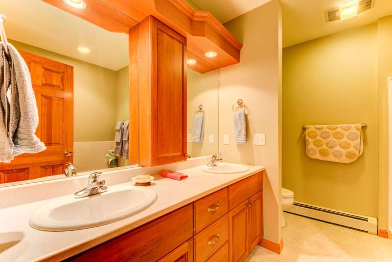 Second of the four bathrooms. Second of the four bathrooms.