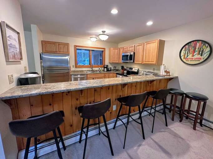 Offers both a Keurig and drip coffee maker.