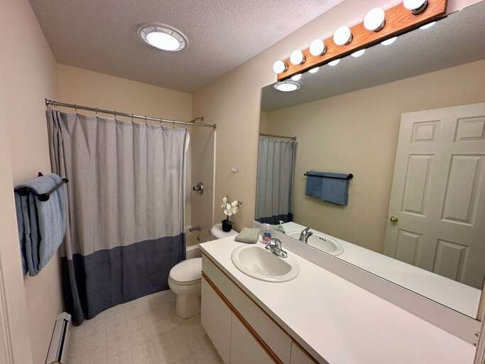 Bathroom #2 is a full bath located on the main floor.