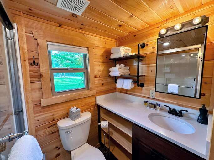 Bathroom with shower Bathroom with shower