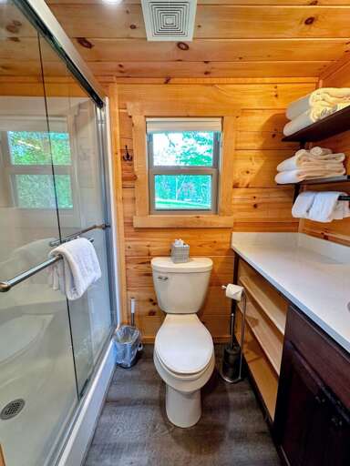 Bathroom with shower Bathroom with shower