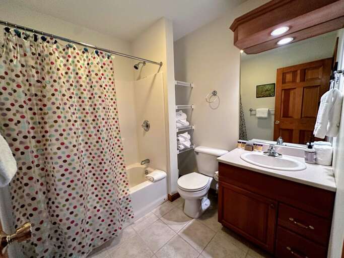 Lower Level Shared Full Bath
