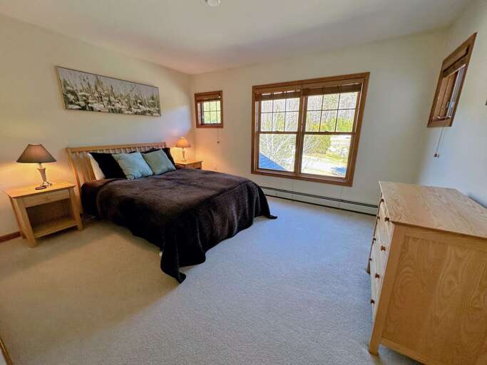 Upper Level Queen Bedroom 1 with private full bath