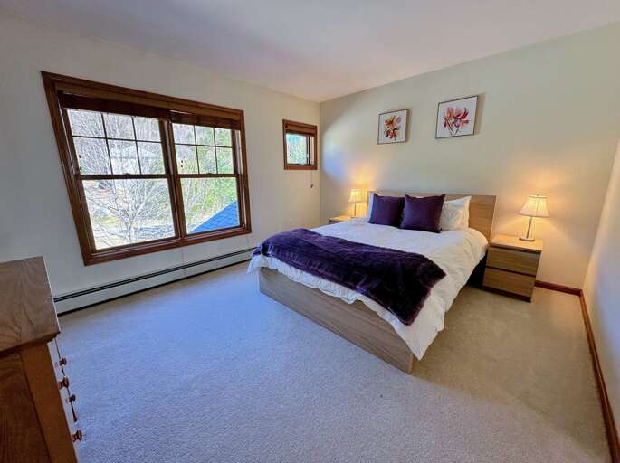 Upper Level Queen Bedroom 2 with private full bath