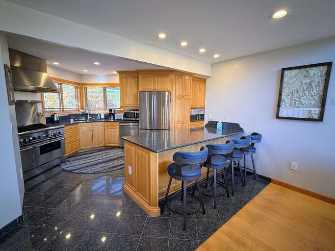 Main level Kitchen and Dining Areas