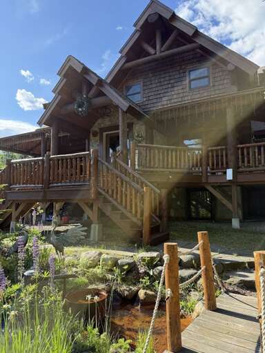 Grand and stately while rustic and comfortable, this house is a rare find in the East, and reminds you of the lodges of the West