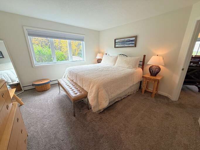 King bedroom with private bath