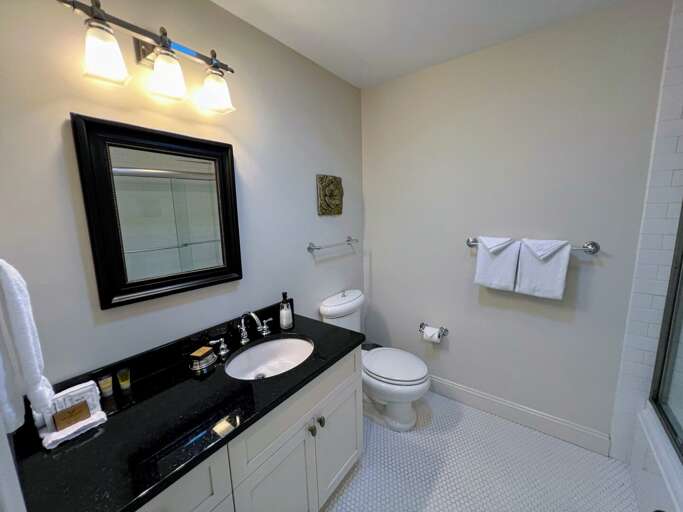 Upper Level King Bedroom 2 private bath with Shower/Tub Combo Upper Level King Bedroom 2 private bath with Shower/Tub Combo