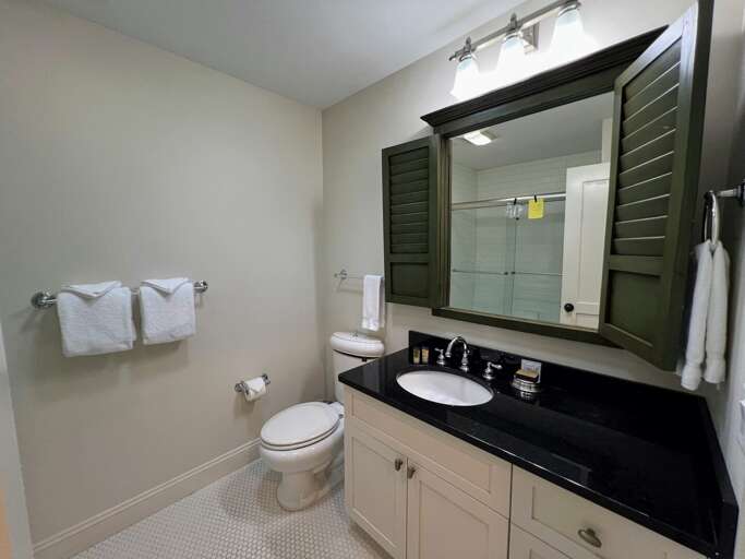 Upper Level King Bedroom 3 private bath with Shower/Tub Combo Upper Level King Bedroom 3 private bath with Shower/Tub Combo