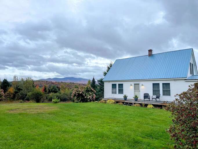 House In Countryside With Mountain View