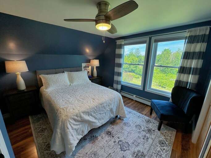 Upper level Full bed with couch