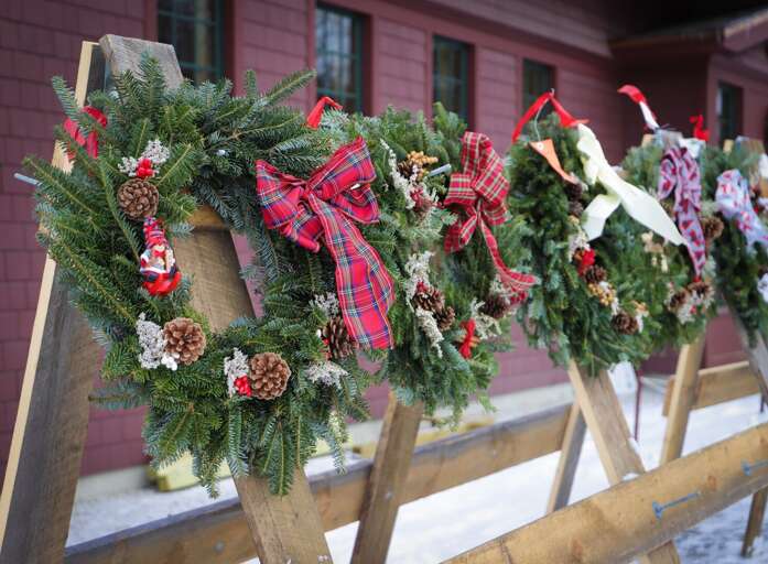 Wreaths available in the winter! Wreaths available in the winter!
