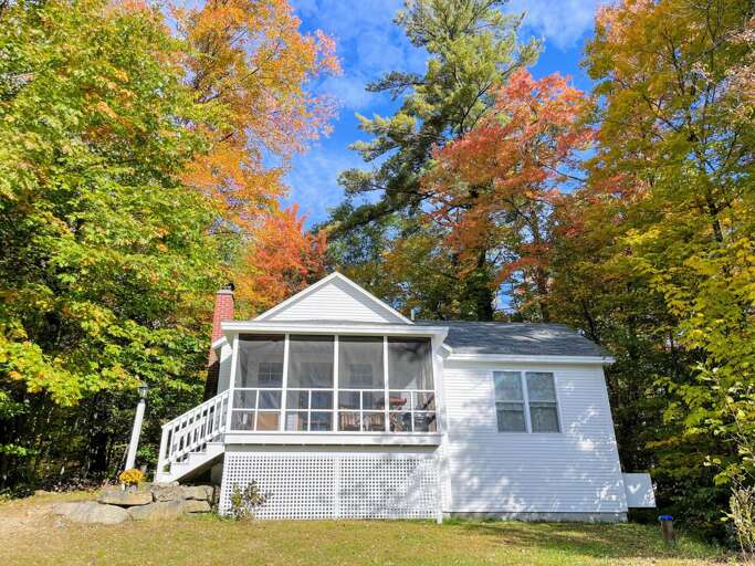 Vacation Rental Surrounded By Autumn Foliage