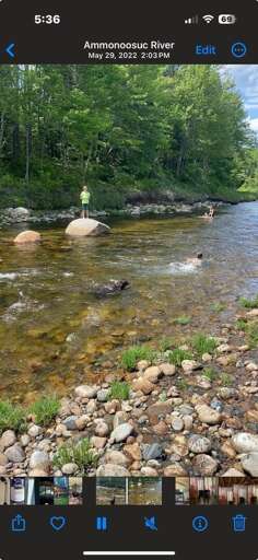 River area near house